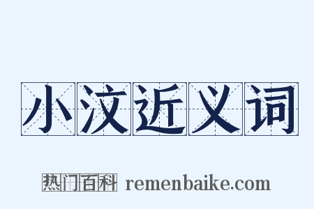 小汶近义词是什么意思的图片